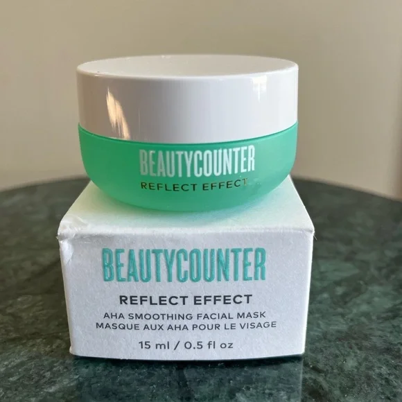 Beautycounter Reflect Effect AHA Smoothing Facial Mask 0.5 fl oz New in Box - Picture 2 of 3
